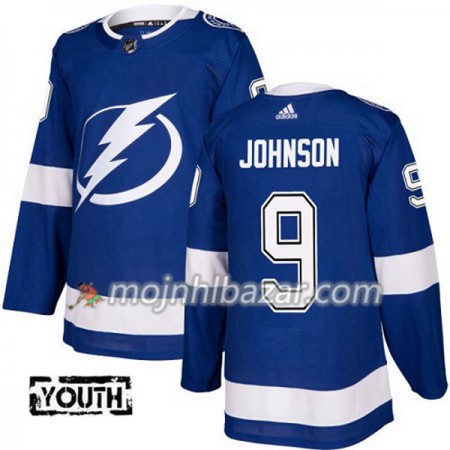 Dresovi Tampa Bay Lightning Tyler Johnson 9 Adidas 2017-2018 Plava Authentic - Dječji